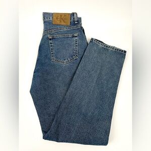 Vintage Calvin Klein Women's High Rise Easy Fit Jeans Size 8 (inseam 32) BDXJ135